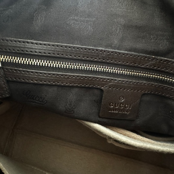 GUCCI GG Canvas Convertible Dome Satchel Bag & matching Continental Wallet - Picture 7 of 15